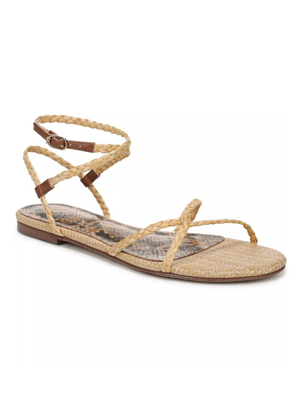 Sam Edelman Ellina Braided Sandals Natural Women’s Size 5 M NWT